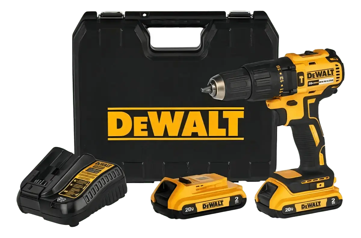 Kit DEWALT DCD7781D2 com maleta, 2 baterias e carregador