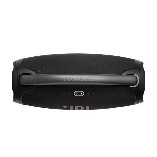 Caixa de som JBL Boombox 3, vista superior com alça